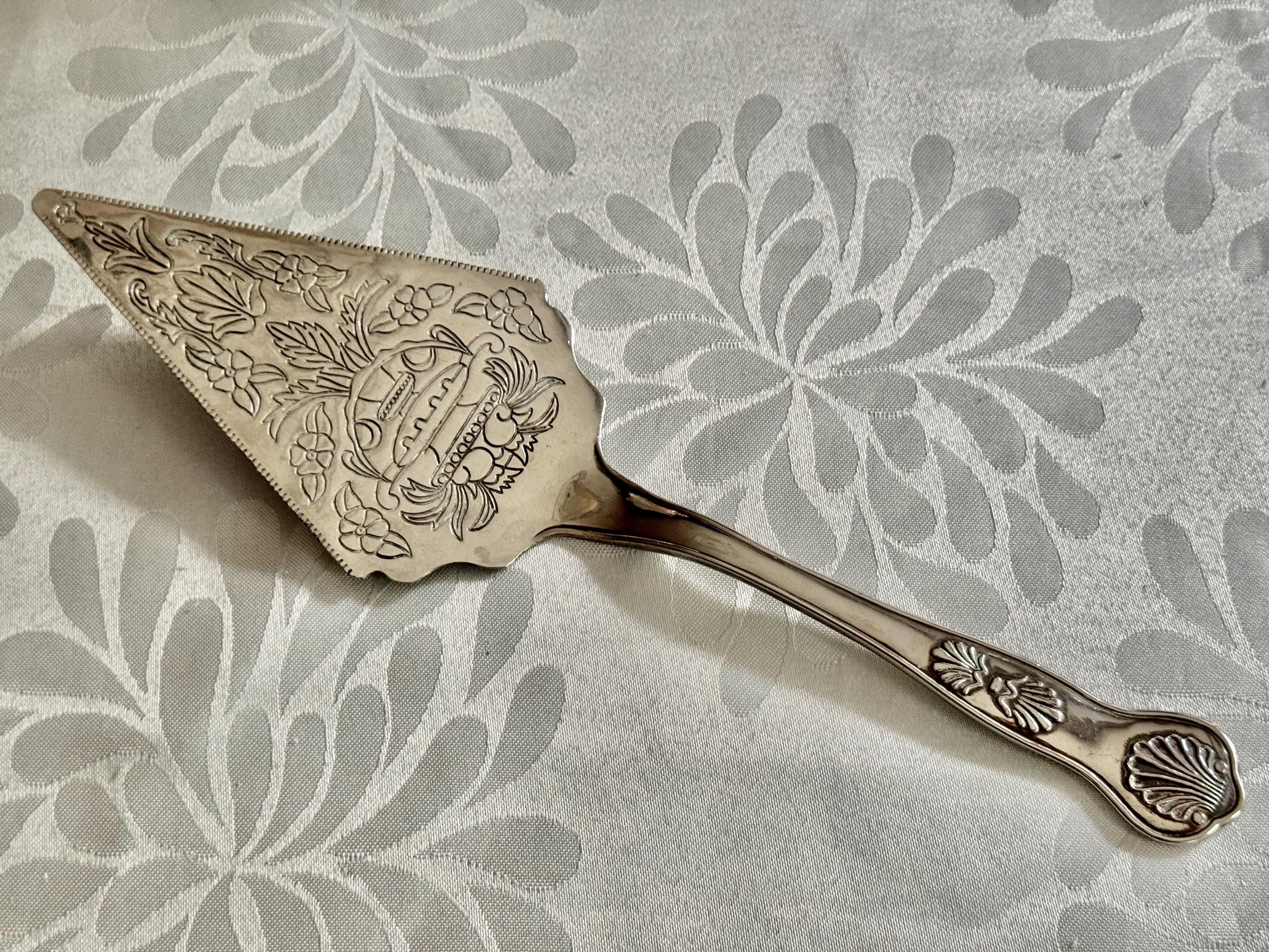 Vintage Silver Plated Triangular/Rectangular Wedding Cake Pie Servers - Sold Individually - Pick your favorite