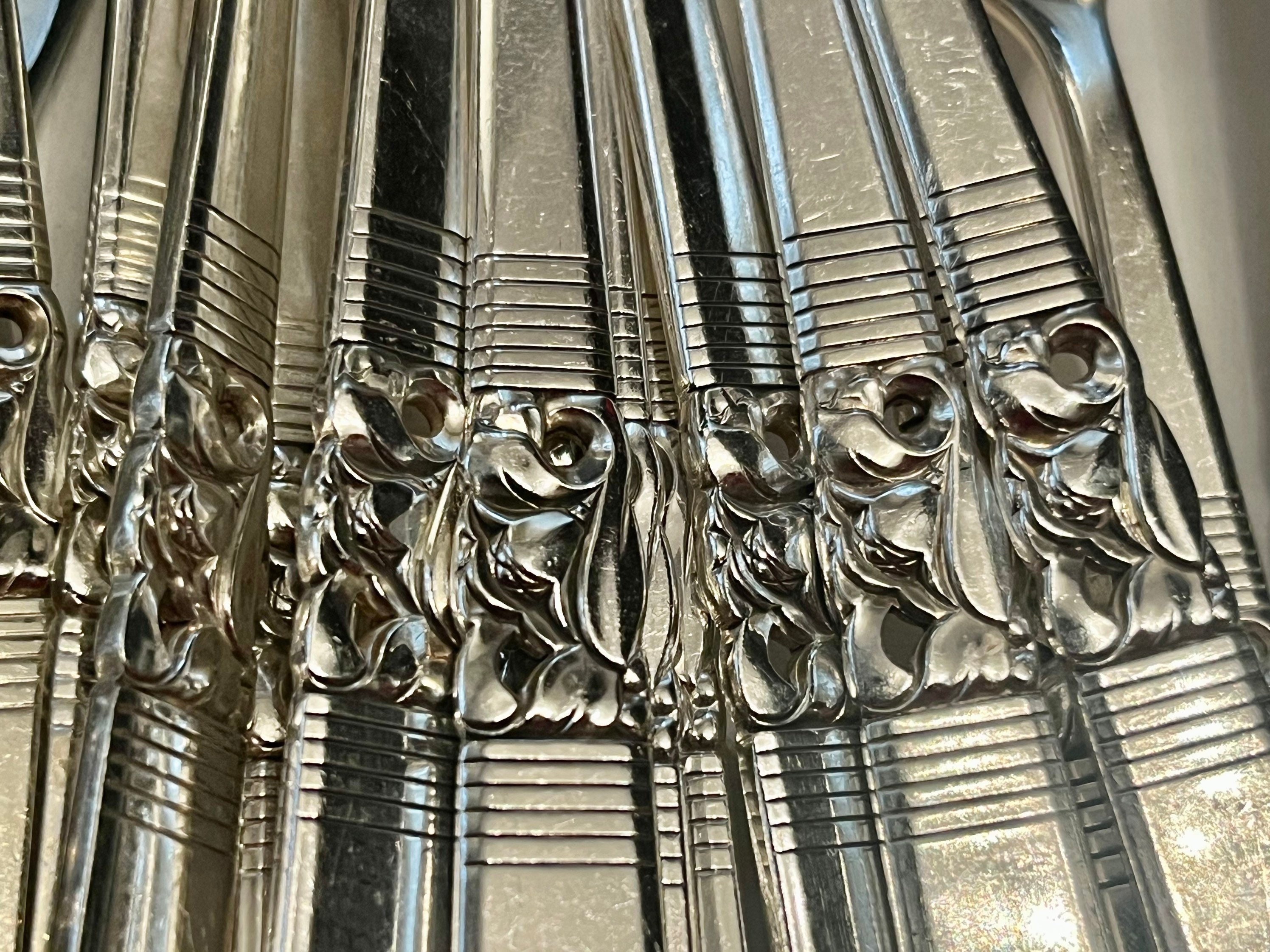 Vintage 1948 Morning Star Silverware Set – Art Deco Community Oneida for 8 (48pcs)