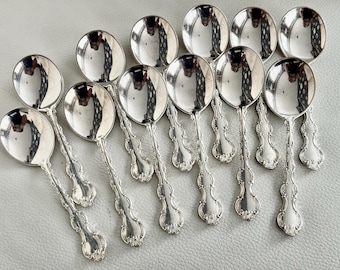 Vintage Birks Regency Plate Round Silver Plated Spoons – Louis De France Pattern