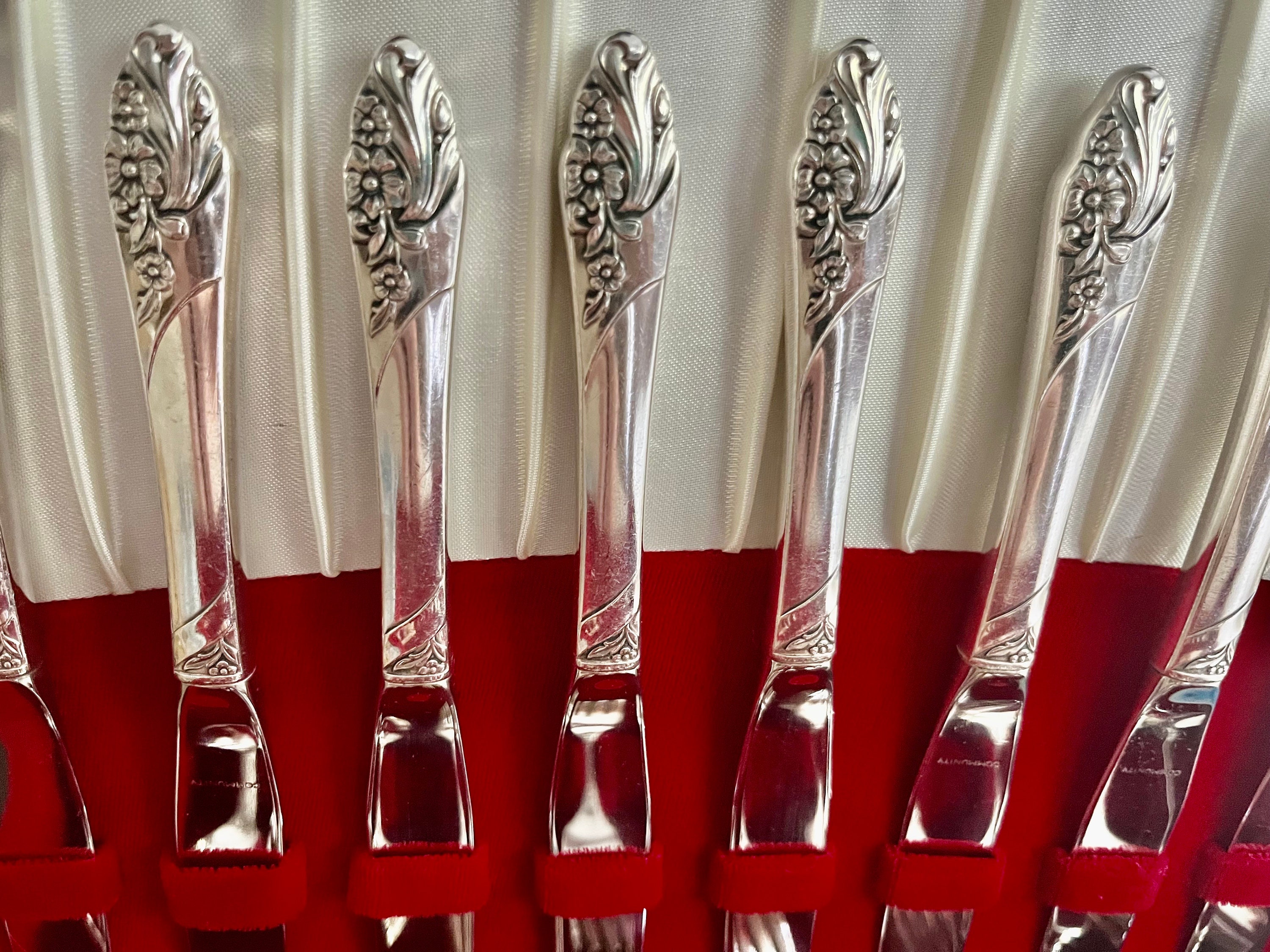 Vintage Evening Star Complete Silverware Set for 6 or 12 Persons