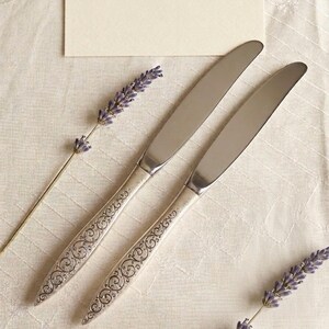 Wallace “Spanish Lace” Sterling Handle Knife – 1964 – Elegant Hollow Knife 画像 2