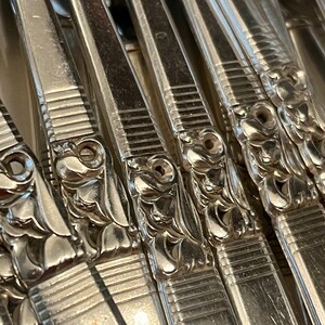 Vintage 1948 Morning Star Silverware Set – Art Deco Community Oneida for 8 (48pcs) image 9
