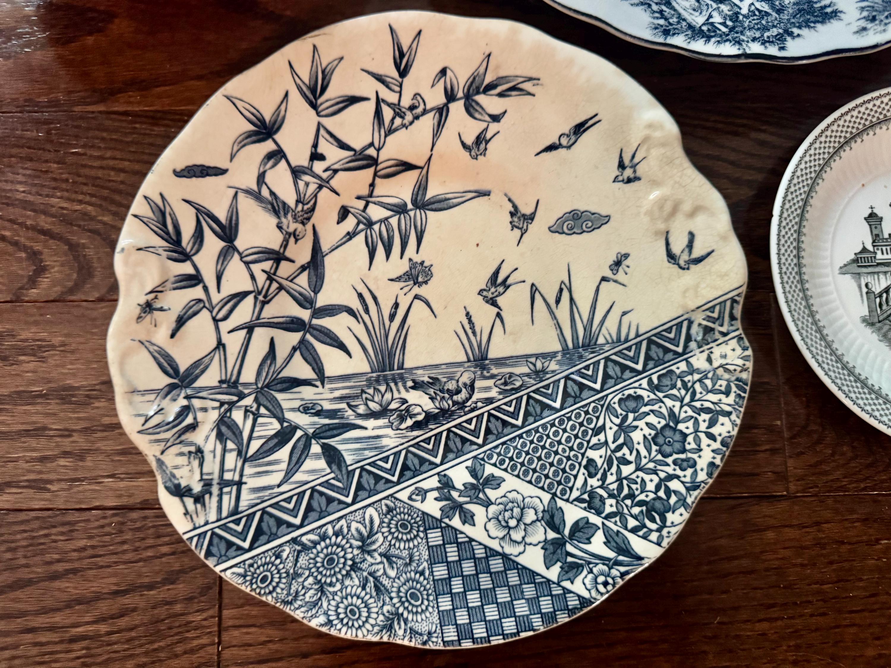 Vintage Royalty Wall Plates – Black & White Gallery Collection, Ceramic Porcelain