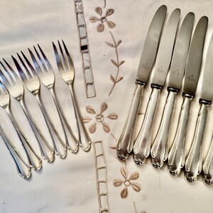 Vintage Martin Silverplate Flatware – German Origin – Multiple Set Options Available PastryForks & Knives