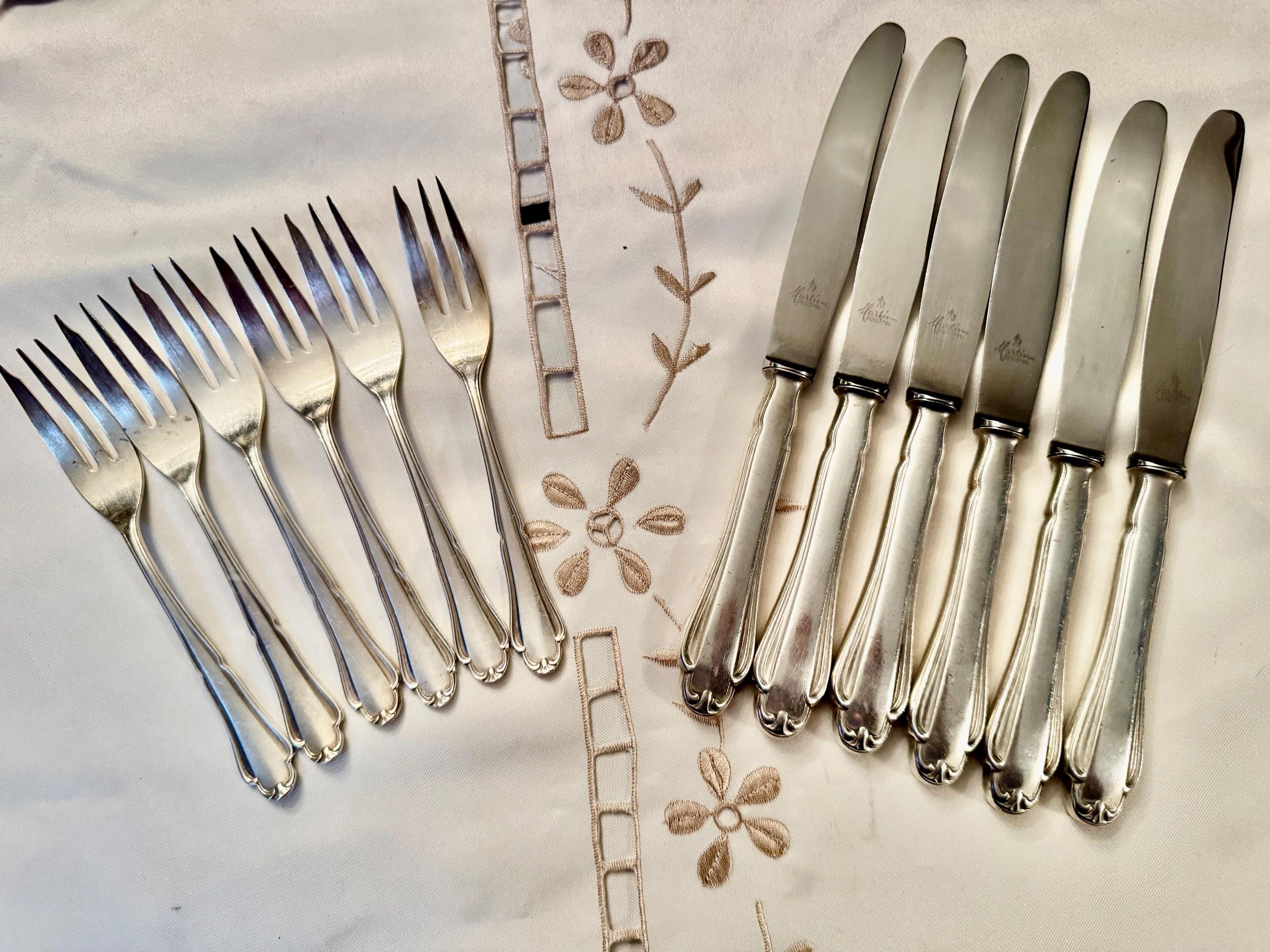Vintage Martin Silverplate Flatware – German Origin – Multiple Set Options Available