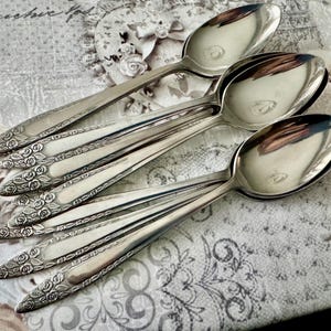 Vintage NASCO “Mariana / Jasmin” Stainless Flatware Collection – Floral Roses Pattern Korea bild 2