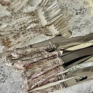 Vintage Birks Regency Silver-Plated Flatware Set – Louis De France Service for 4 image 6