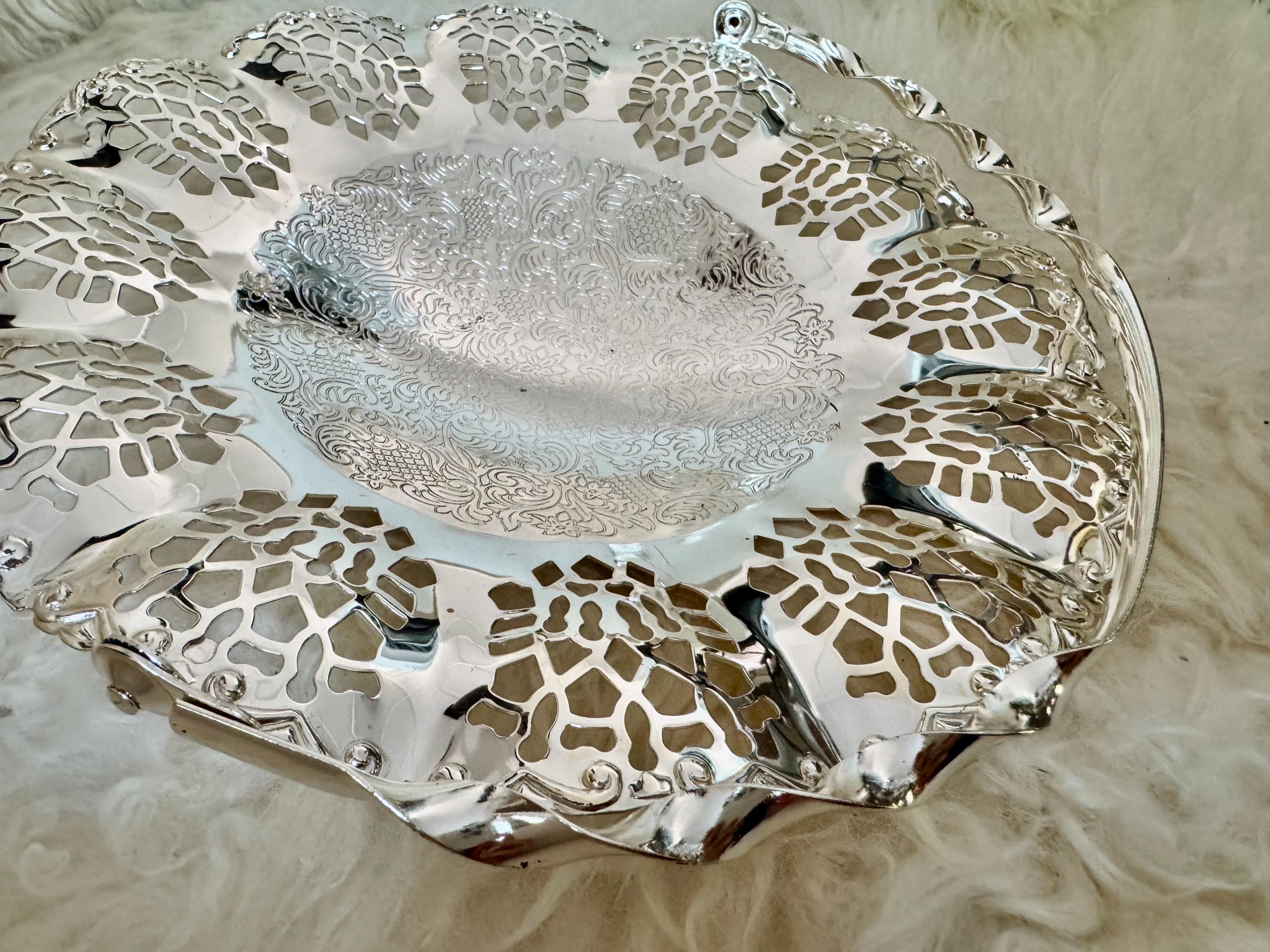 Vintage Mayell Silver Plated Baskets – EP Steel – Made in England
