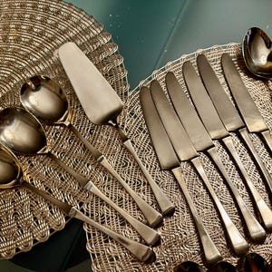 カトラリー(スプーン等) Thai Brass flatware Thai Brass Flatware - Etsy