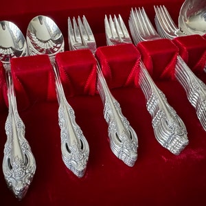 Artistry Vintage 1960+ Complete Silverplate Set for 8 Persons (46 items) — Optional Chest image 2