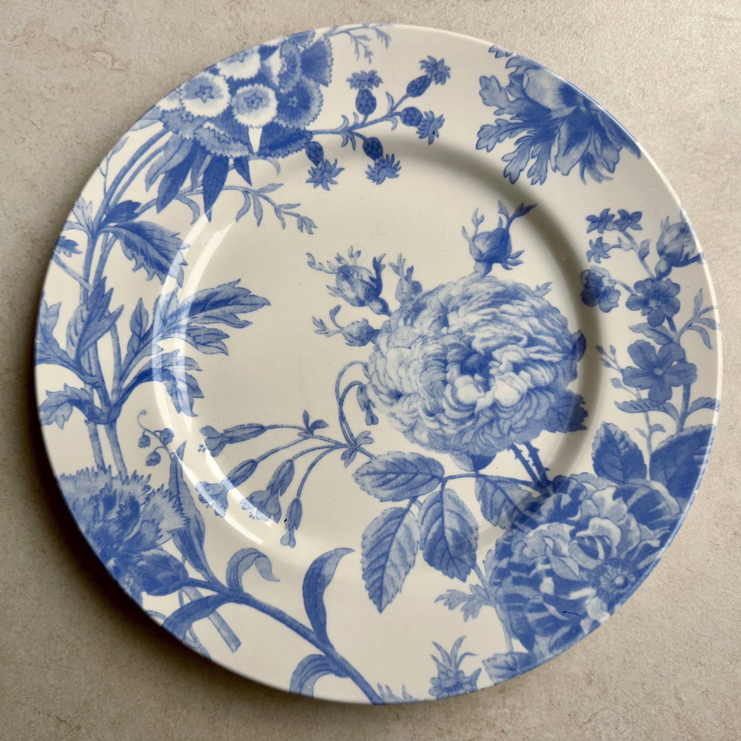 Blue & White Dinner Plate | Vintage-Inspired English Earthenware | Made in England