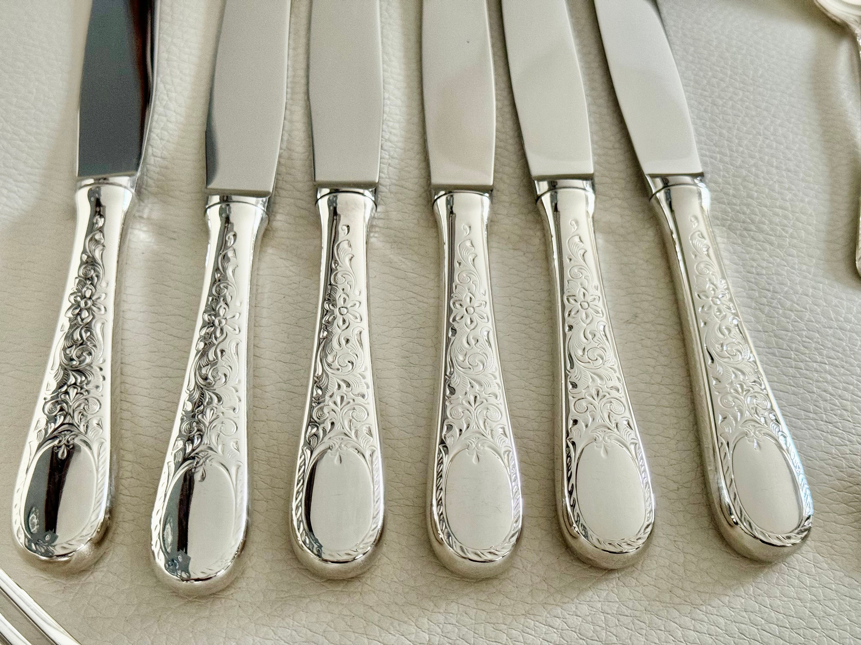 Vintage Birks Regency — Silver Plated — Carillon — Luncheon Set for Two Persons 8pcs