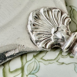 Antique WMF German Silverplate Cake Server – Ornate Engraved Serving Slice Bild 5