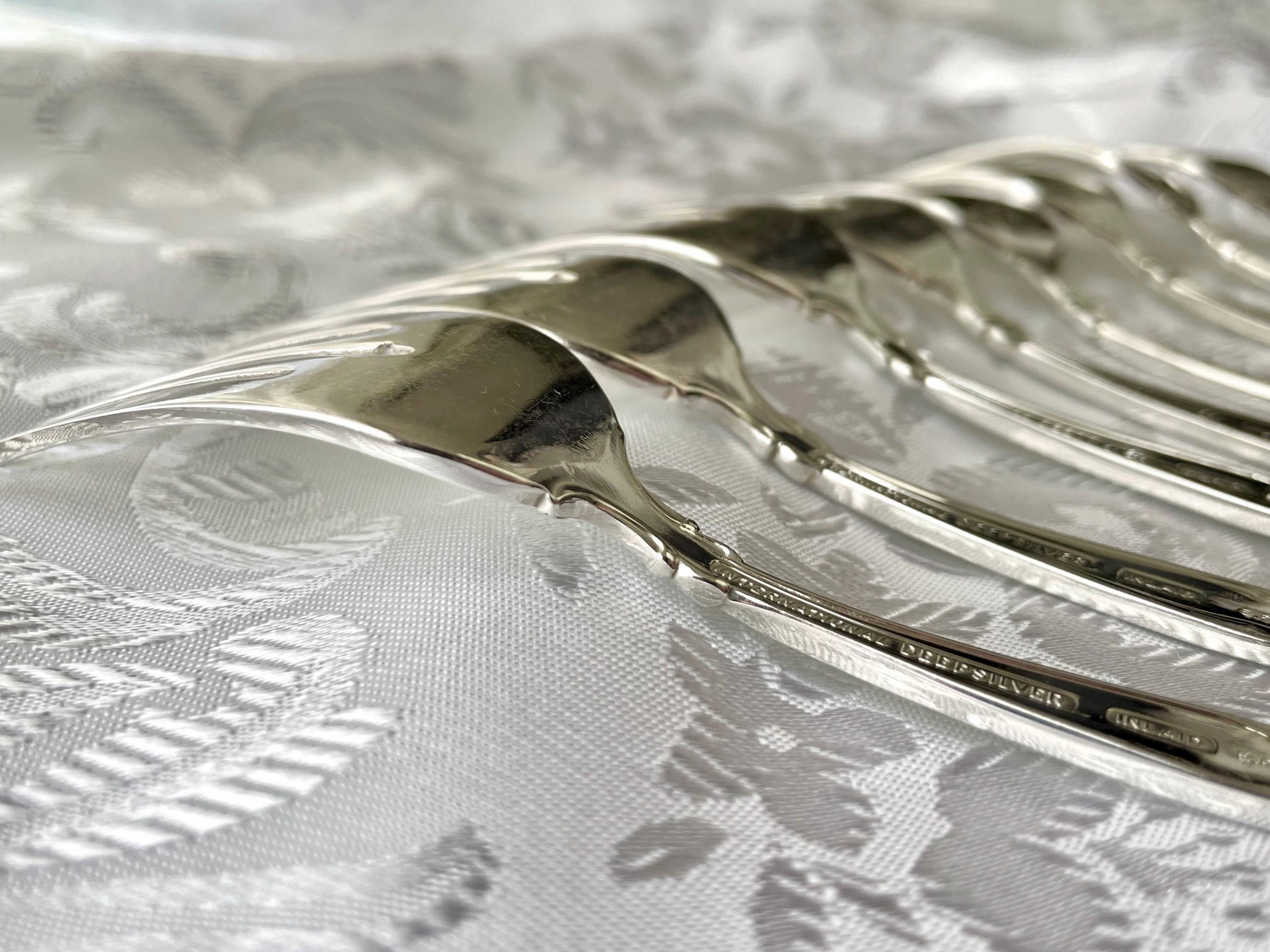 Vintage Wakefield Silverplate Serving Set — 8 Items, International Silver