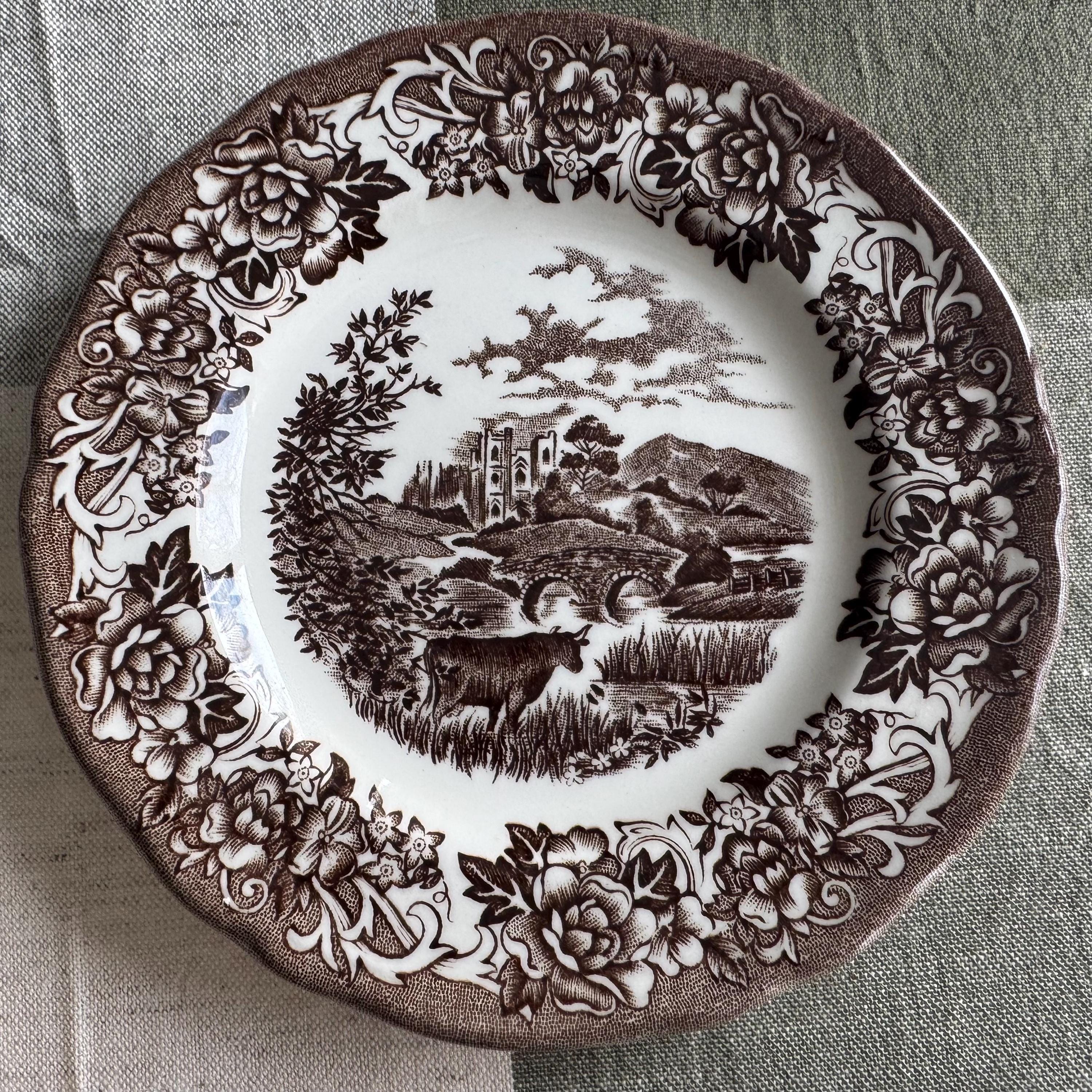Exquisite Vintage English Animal Collection Plates – Wall Gallery Set of 7