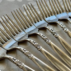 Vintage South Seas Community Silverplate Flatware Set (47 items) – Full Set for 6 Persons (Mid-Century) bild 8