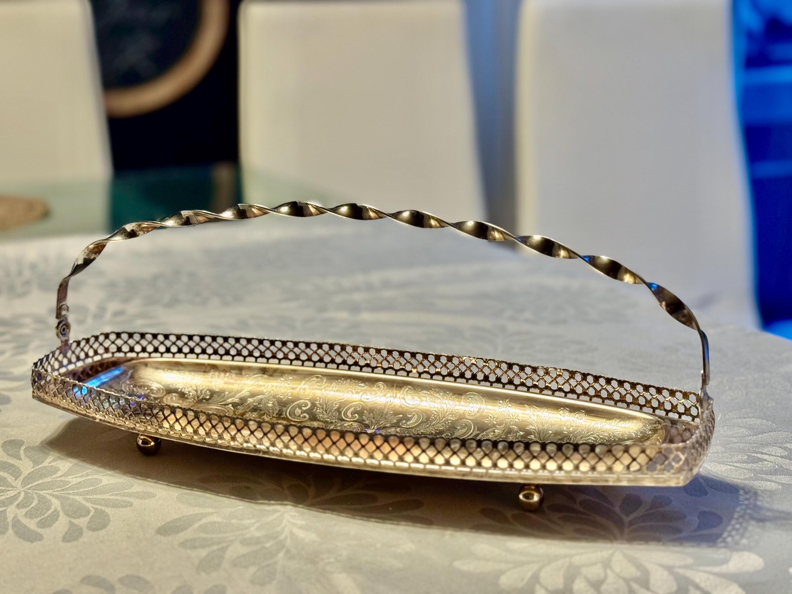 Vintage Mayell Silver Plated Baskets – EP Steel – Made in England
