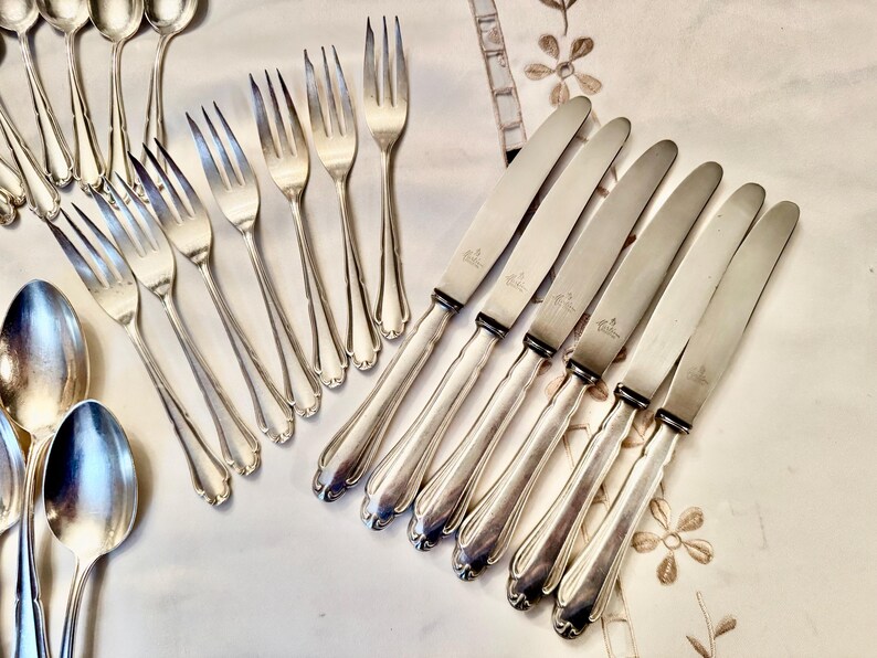 Vintage Martin Silverplate Flatware – German Origin – Multiple Set Options Available 画像 6
