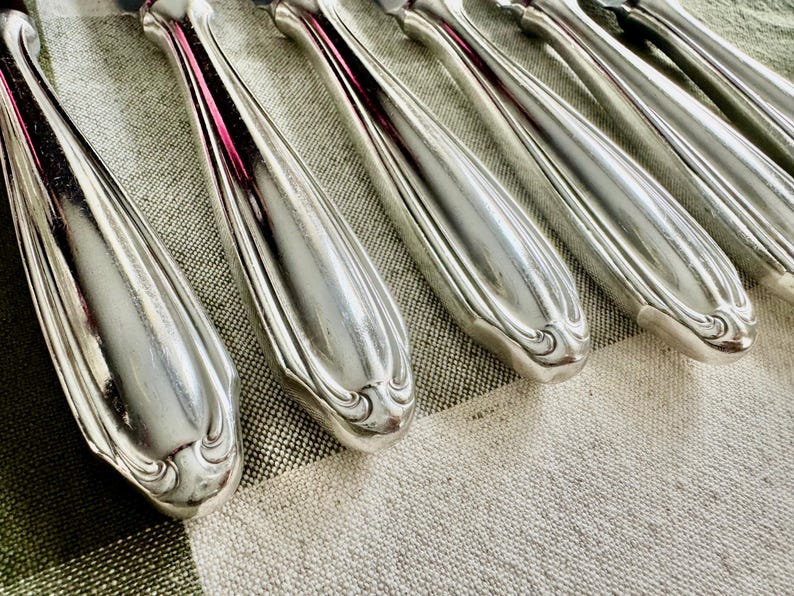 Vintage German Silverplate Flatware Set for 6 – Pierre Alain Box image 4