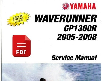 Yamaha GP1300R OEM Service Repair Manual WaveRunner Complete! LIT-18616-02-44