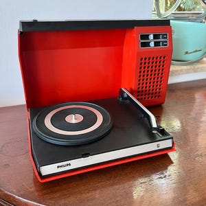 Philips Record Player - Etsy