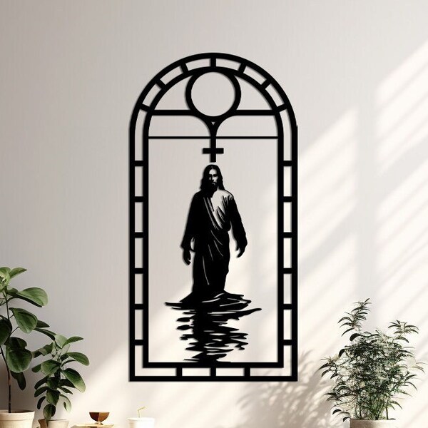 Jesus Metal Art Etsy