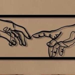 Michelangelo Art, Creation of Adam , Hands Sistine Chapel , Hand of God Wall Art , Creation Of Adam Hands , Minimalist Line Art , Metopedia