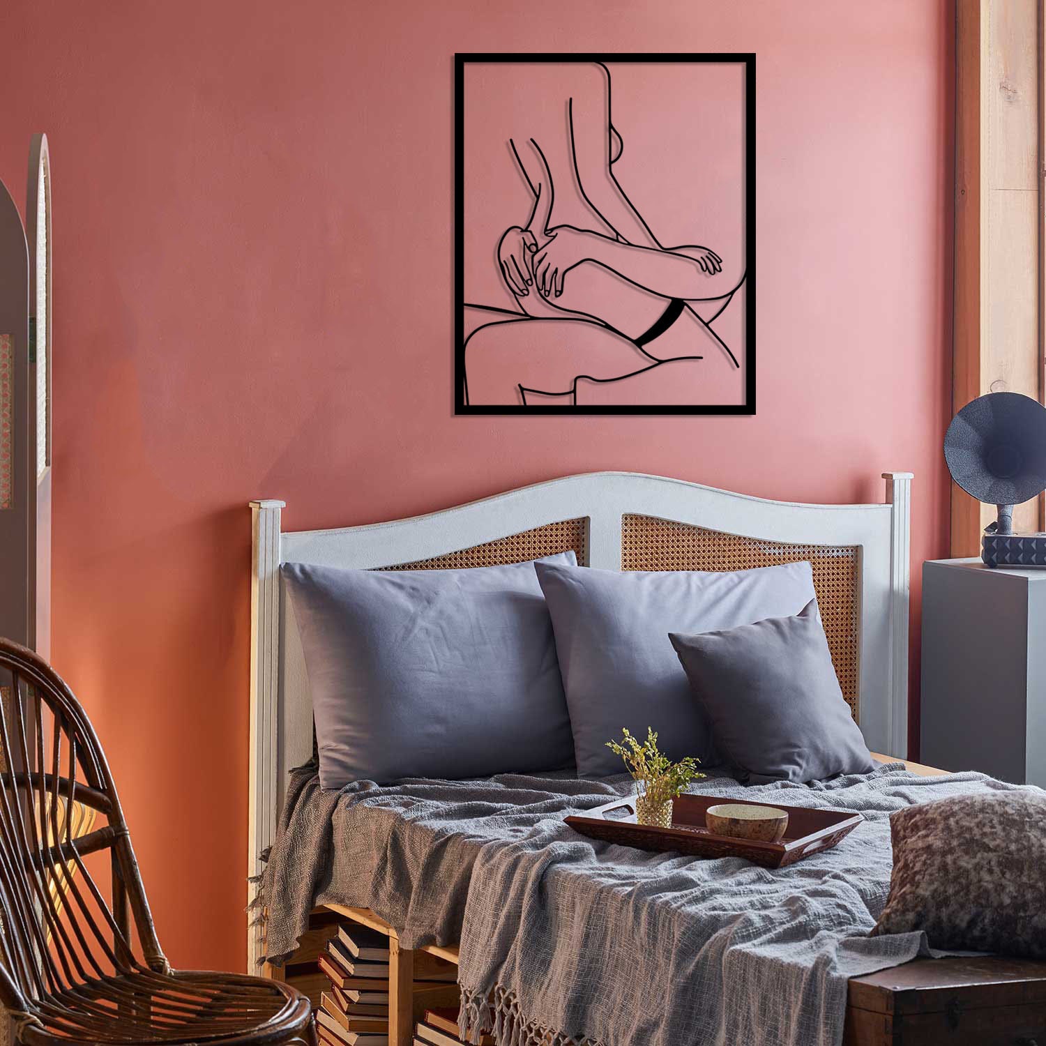Sensual Bedroom Wall Artsensual Metal Arterotic Line - Etsy