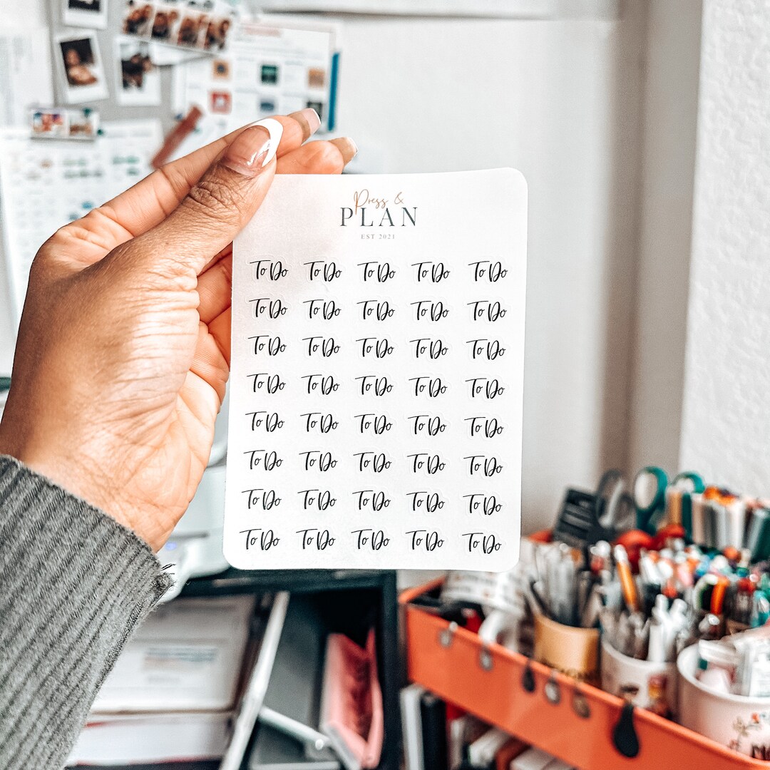 To Do Request Sticker To Do Sticker Sheets - Etsy