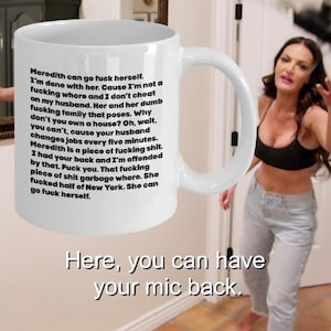 Lisa Barlow hot mic mug! | RHOSLC mug | RHOSLC gift | Real Housewives of Salt Lake City Lisa Barlow | Real Housewives mug | Real Housewives