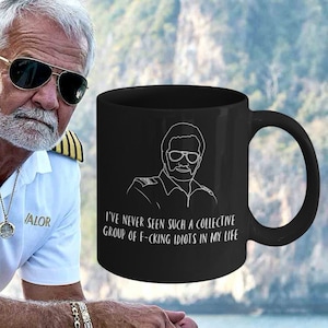Captain Lee inspired mug! | Black ceramic mug | Below Deck | Below Deck mug | Below Deck gift | Bravo tv gift | Bravo tv mug | Captain Lee