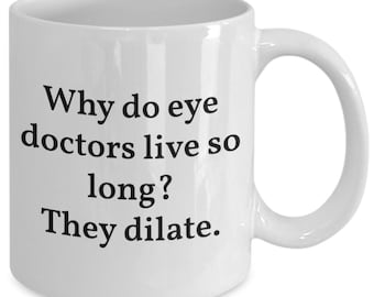 Tazza di gioco di parole optometrista! / Tazza per optometrista / Regalo per optometrista / Tazza per oftalmologo / Regalo per oftalmologo / Regalo per oculista / Tazza per oculista /