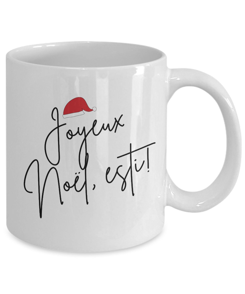 NA Tasse de café de Noël Tasses Cadeau Baiser Mon Cul drôle Humour  Plaisanterie Joyeux Noël Santa Secret Santa Cadeau Mari Anniversaire Noël  Tasse en céramique Tasse de Bureau : : Cuisine