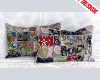 Patchwork Pillow,Patchwork pillow cover, Patchwork pillow shams,Patchwork pillow case standard, Vintage pillow cover,Handmade pillow cover