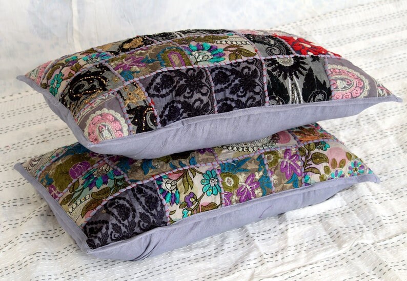 Patchwork Pillow,patchwork Pillow Cover, Patchwork Pillow Shams