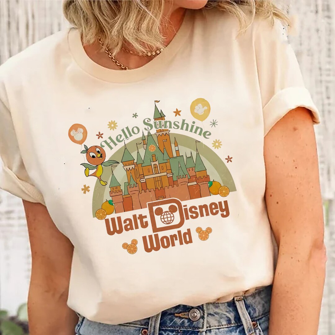 Vintage Walt Disney World Shirt Disney Orange Bird Shirt Etsy