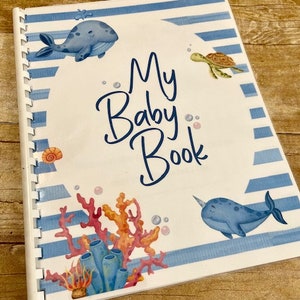 Livre pour bébé ; Livre bébé océan ; Ma première année de vie