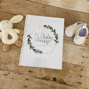 Baby Bump Eucalyptus Pregnancy Journey Book