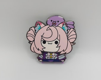 EveryLunaEver - Moving fidget toy hard enamel pin | Wiggle pin