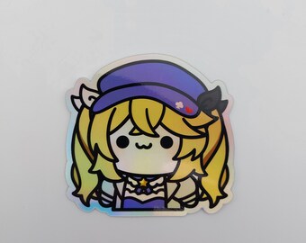 Vtuber wiggle - Dokibird - Holographic sticker