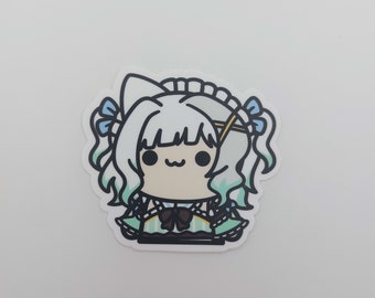 Vtuber wiggle - Maid Mint - Die-cut sticker