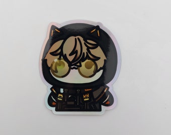 NijisanjiEN Noctyx wiggle - Alban Knox - Holographic sticker