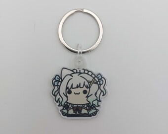 Vtuber wiggle - Maid Mint - Acrylic keychain