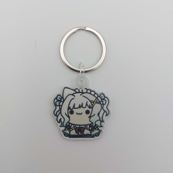 Vtuber wiggle - Maid Mint - Acrylic keychain