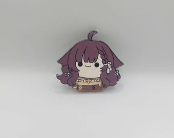Hiyori - Moving fidget toy hard enamel pin | Wiggle pin