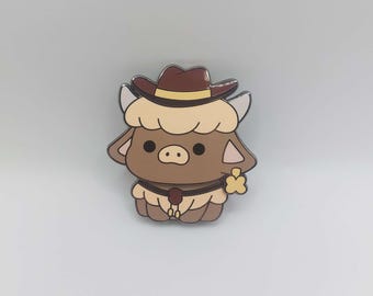 Clover - Moving fidget toy hard enamel pin | Wiggle pin