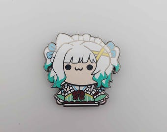 Maid Mint - Moving fidget toy hard enamel pin | Wiggle pin