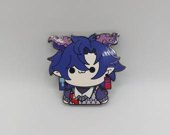 Yanderegg - Moving fidget toy hard enamel pin | Wiggle pin