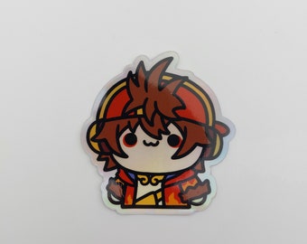 Vtuber wiggle - Kenji - Holographic sticker