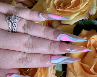 Trendy Spring Easter Press On Nails